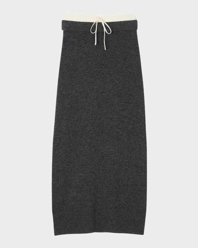 Susan Wool-Cashmere Midi Skirt